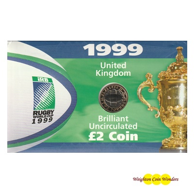 1999 £2 BU Coin Pack – Rugby World Cup